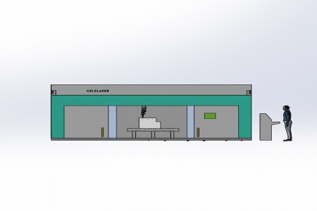 三維五軸充氣柜激光焊接